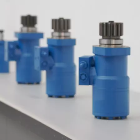 Motor Hidráulico Oscilante com Válvula Deslizante